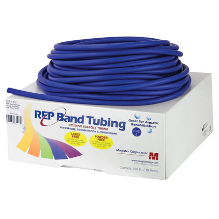 Rep Band Resistance Latex-Free Exercise Tubing 100'