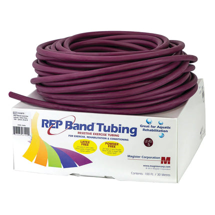 Rep Band Resistance Latex-Free Exercise Tubing 100'