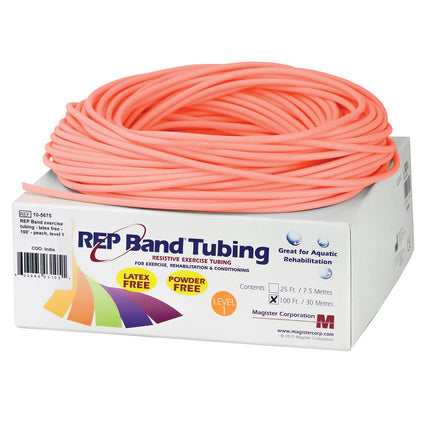 Rep Band Resistance Latex-Free Exercise Tubing 100'