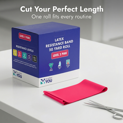Healthy You Latex Resistance Band 50 Yard Band v2