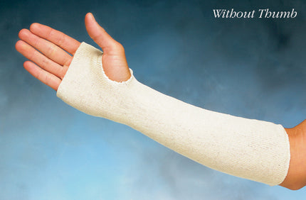 Cotton stockinette splint liners without thumb
