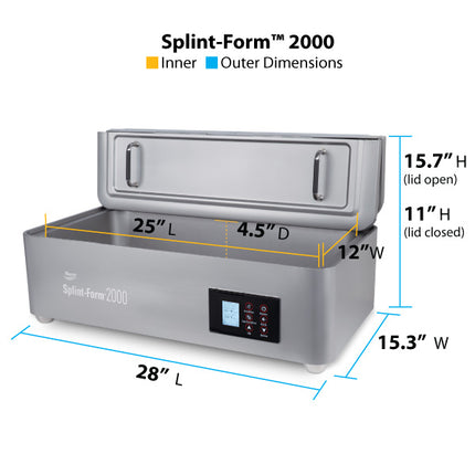 Norco Splint-Form 2000 dimensions