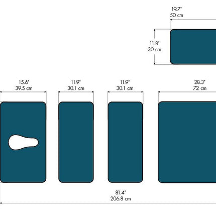 MedSurface Traction Hi-Lo Table with Stool, Color: