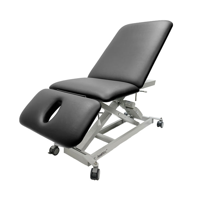 Healthtec LynX 3-Section Hi-Lo Electric Elevating Treatment Table with Dual Foot Pedal