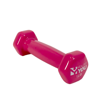 Healthy You Vinyl Coated Hexagon Dumbbell