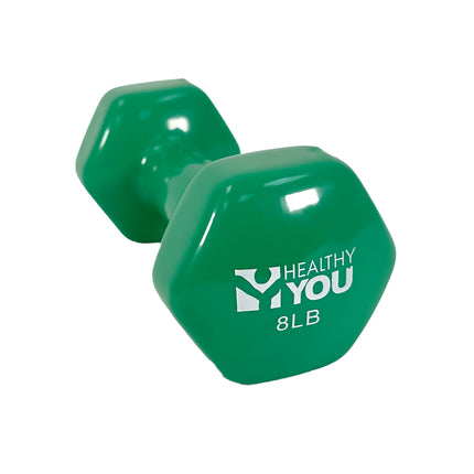 Healthy You Vinyl Coated Hexagon Dumbbell