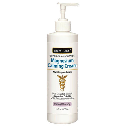 Cryoderm TheraBlend Magnesium Calming Cream 16 oz pump bottle