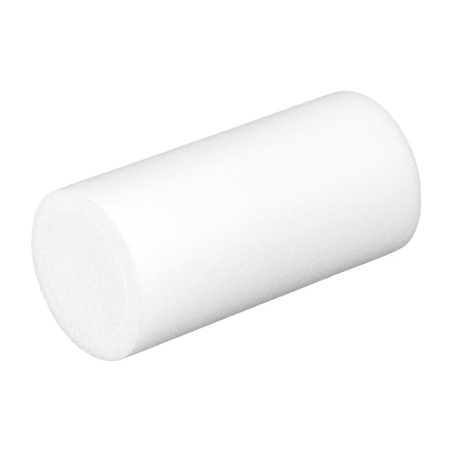 Healthy You White PE Medium/Firm Foam Roller