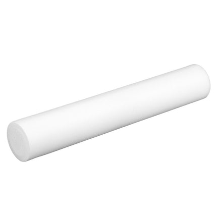 Healthy You White PE Medium/Firm Foam Roller