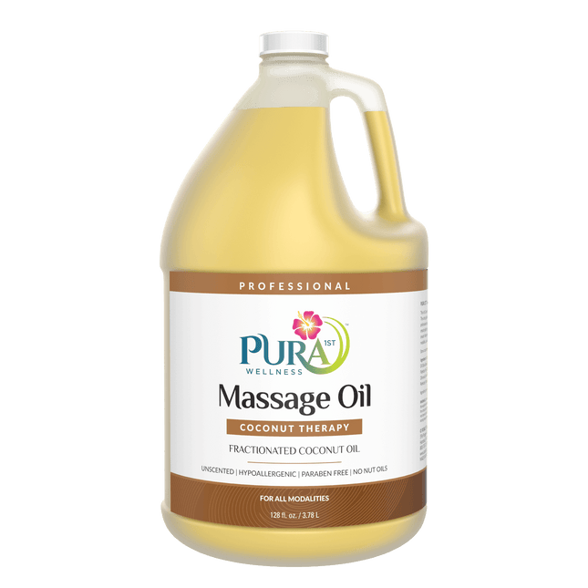 PURA 1ST Wellness Professional Coconut Therapy Massage Oil