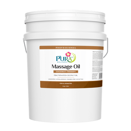 PURA 1ST Wellness Professional Coconut Therapy Massage Oil
