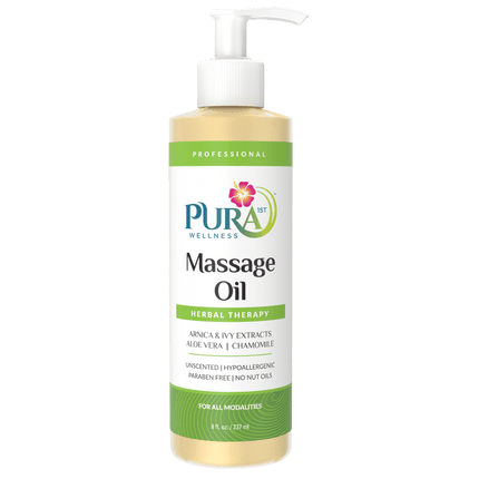 PURA 1ST Wellness Professional Herbal Therapy Massage Oil