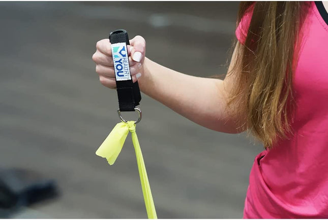 Healthy You Exercise Handles with D-Ring for Resistance Band / Tubing 1/Pair