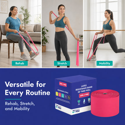 Healthy You Latex Resistance Band 50 Yard Band v2