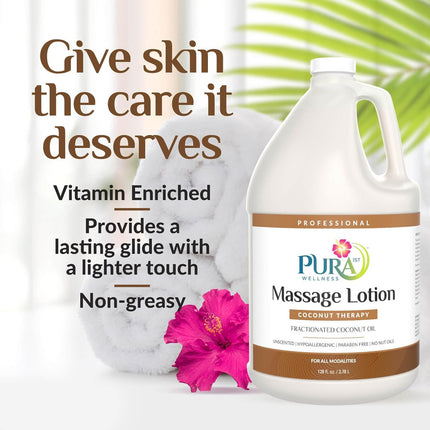 PURA 1ST Professional Coconut Therapy Massage Lotion