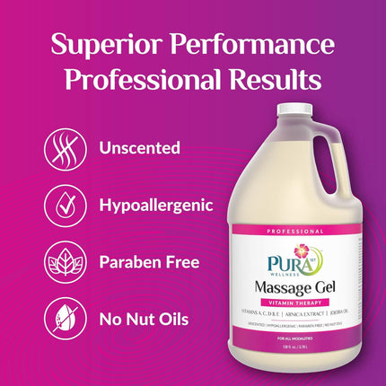 PURA 1ST Wellness Professional Vitamin Therapy Massage Gel