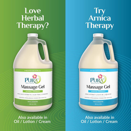 PURA 1ST Wellness Professional Herbal Therapy Massage Gel