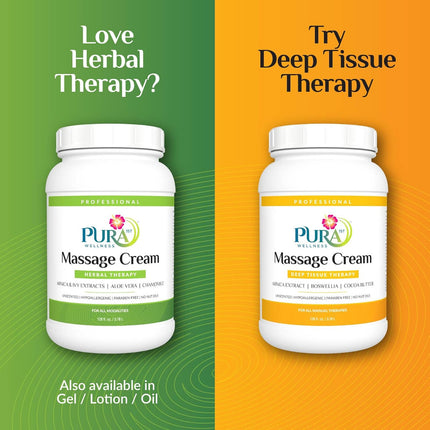 PURA 1ST Wellness Professional Herbal Therapy Massage Cream