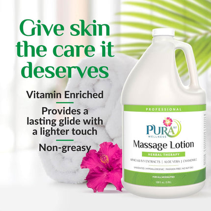 PURA 1ST Wellness Professional Herbal Therapy Massage Lotion