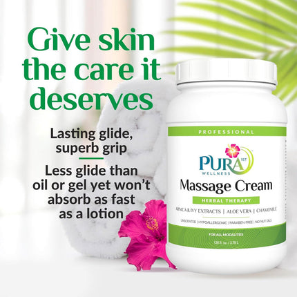 PURA 1ST Wellness Professional Herbal Therapy Massage Cream