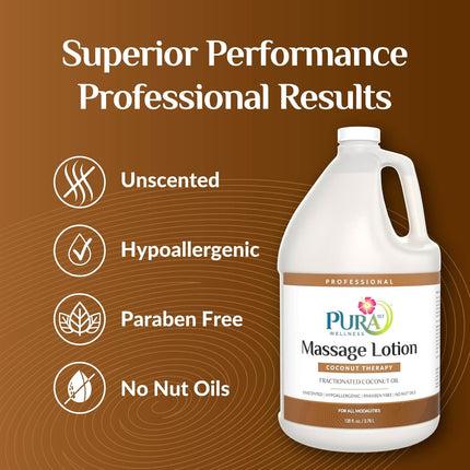 PURA 1ST Professional Coconut Therapy Massage Lotion