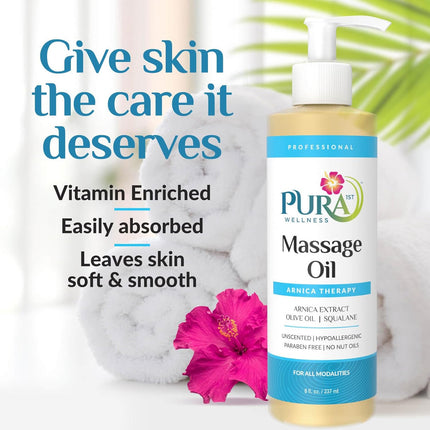 PURA 1ST Wellness Professional Arnica Therapy Massage Oil