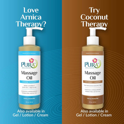 PURA 1ST Wellness Professional Arnica Therapy Massage Oil