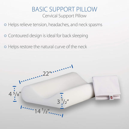 Core Products Basic Support Foam Cervical Pillow