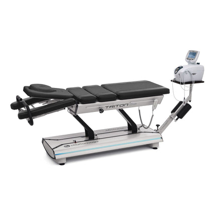 Chattanooga Triton DTS 6E traction table in graphite grey upholstery