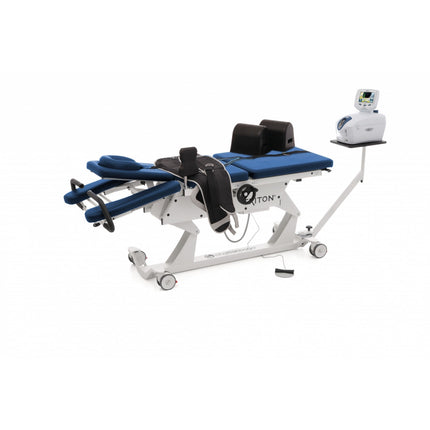 Chattanooga Triton DTS 6M traction table with DTS traction head and accessories