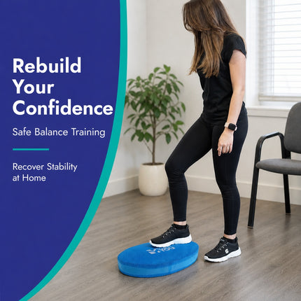 Healthy You Balance Oval Stability Trainer for Rehabilitation, and Physical Therapy