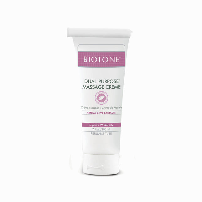 BIOTONE® Dual Purpose™ Massage Creme 7 oz Refillable Tube