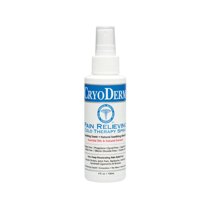 CryoDerm Pain Relieving Cold Therapy Spray 4oz