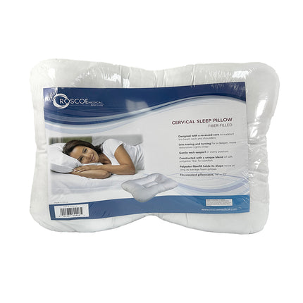 Roscoe Medical Fiber Filled Cervical Indentation Pillow