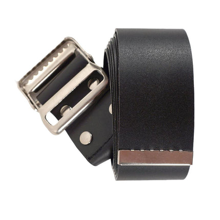 Vinyl Gait Belt 60" Black with APTA Logo