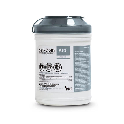 Sani-Cloth AF3 Germicidal Disposable Wipes 160/Tub