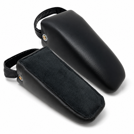 Healthy You Pelvic Sacral SOT Blocks Non Slip Base 1/Pair Upholstered - Black