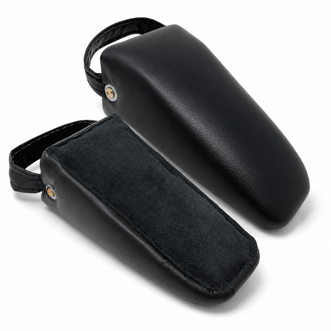 Healthy You Pelvic Sacral SOT Blocks Non Slip Base 1/Pair Upholstered - Black
