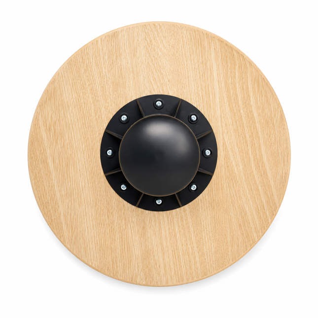Healthy You Round Wooden Wobble Balance Board Trainer for Physical Therapy