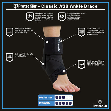 ProtechTor Classic ASB Ankle Brace
