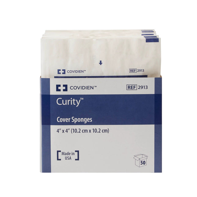 Curity Sterile Cover Sponges 4" x 4" 50/bag