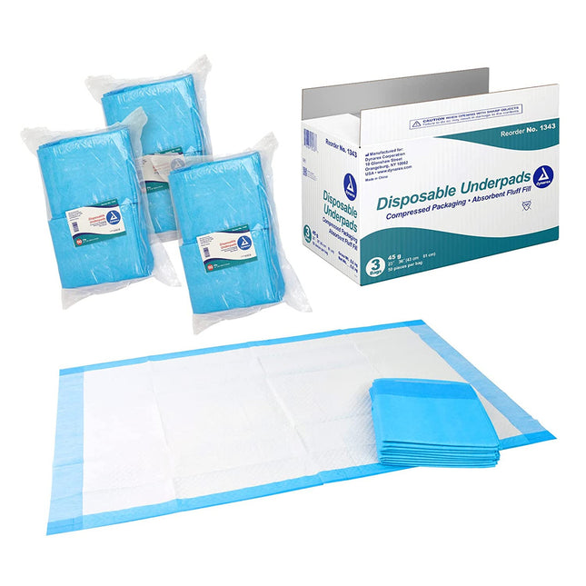 Disposable Underpads 23" x 36" 150/Case