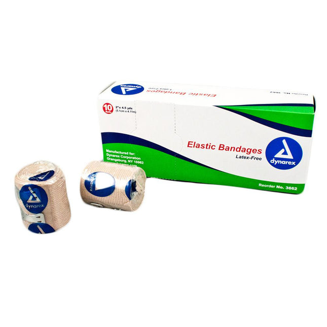 Dynarex Elastic Bandages 2" x 4.5 yds