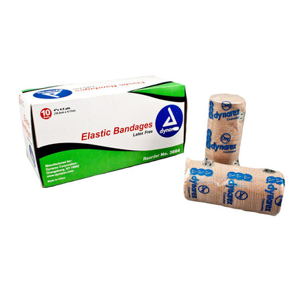 Dynarex Elastic Bandages 4" x 4.5 yds
