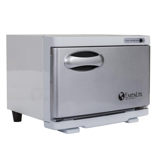 Earthlite UV Hot Towel Cabinet Mini 120V White/Silver