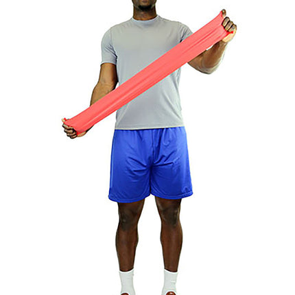 CanDo Low Powder Pre-cut Exercise Band 30/Pack 5' Length