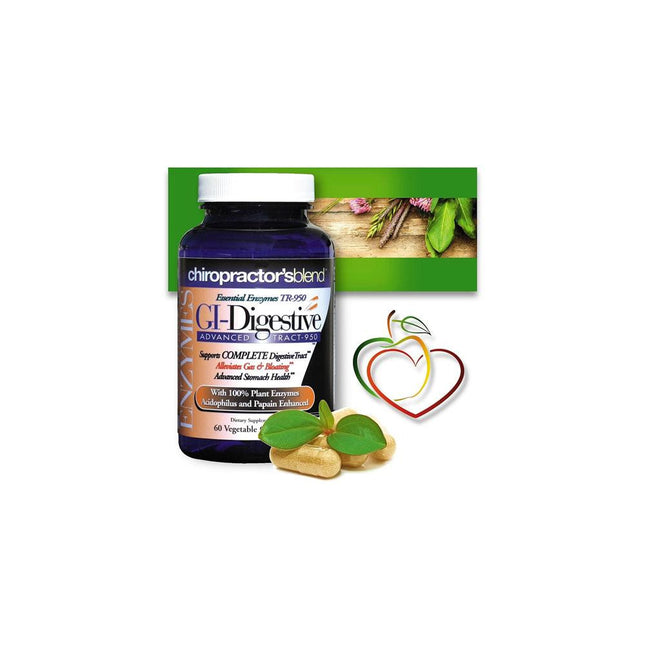 Chiropractor's Blend GI-Digestive Enzymes 950 60 Capsules