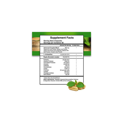 Chiropractor's Blend GI-Digestive Enzymes 950 60 Capsules