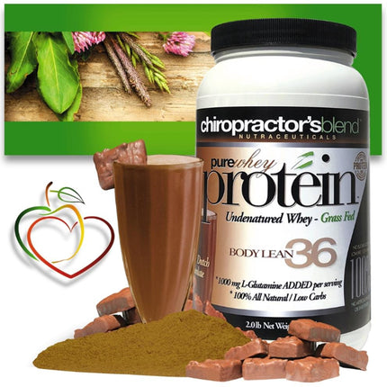 Chiropractor's Blend Pure Whey Protein Body Lean 36 Chocolate 1.7 lbs