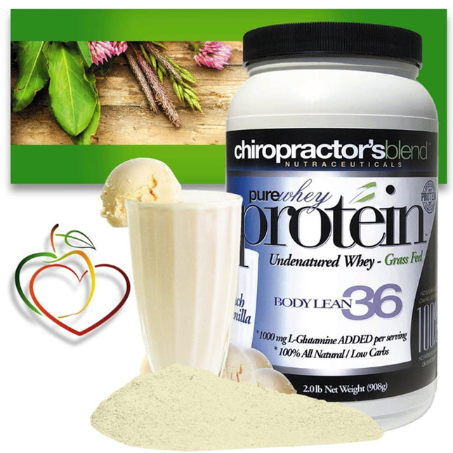 Chiropractor's Blend Pure Whey Protein Body Lean 36 French Vanilla 1.7 Healthy You Chiropractor's Blend Pure Whey Protein Body Lean 36 French Vanilla 1.7 Healthy You